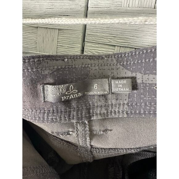 Prana women’s cargo pants gray camouflage roll tab packets outdoor gorpcore - Picture 10 of 16